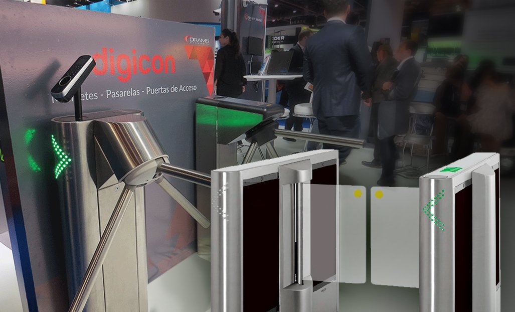 Molinetes y pasarelas de acceso Digicon